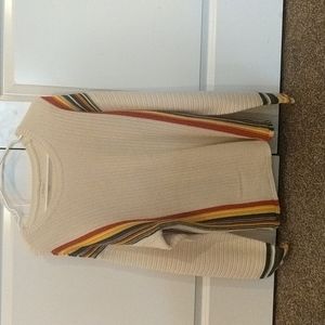 Roolee boutique multi color crew neck sweater